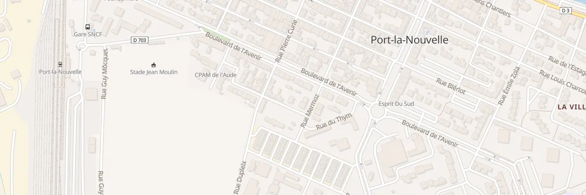 Plan du 155 Rue Rouget de Lisle à Port-la-Nouvelle