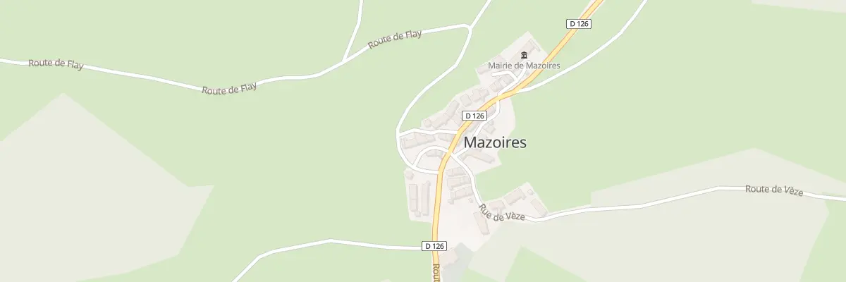 Plan du 5010 Mazoires à Mazoires