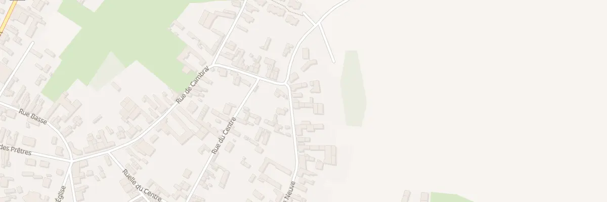 Plan du 26 Rue Neuve à Hermies