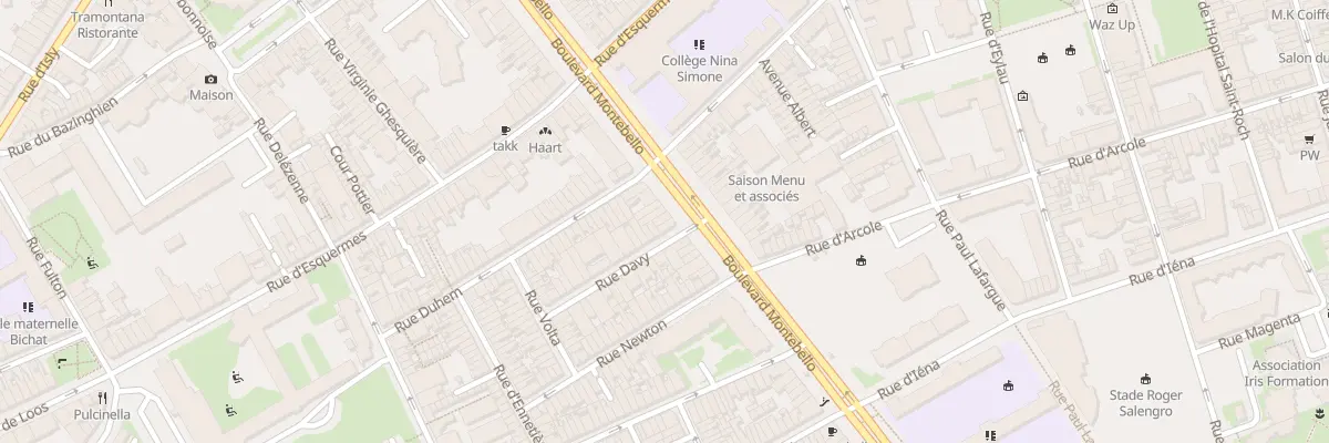 Plan du 90 Bd Montebello à Lille
