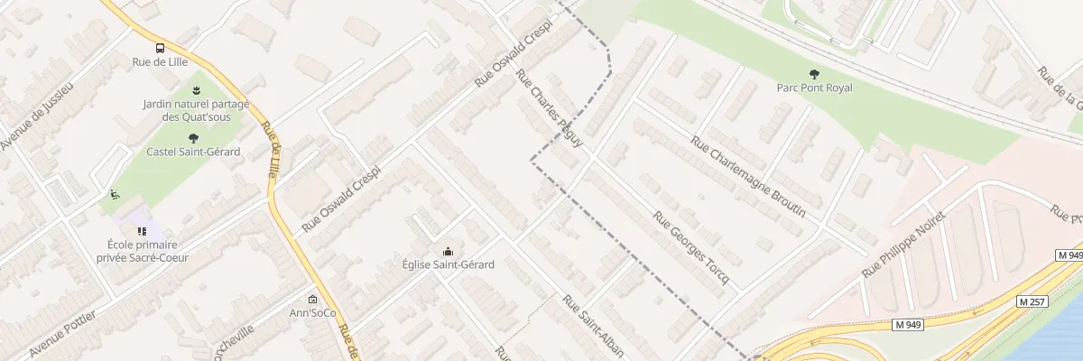 Plan du 3 Rue de la Cueillerie à Lambersart