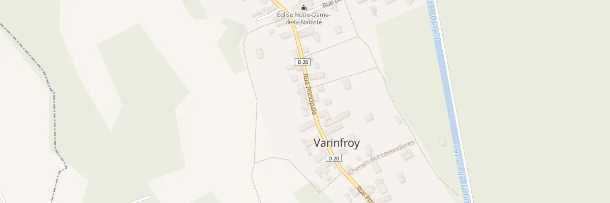 Plan du 24 Rue Principale à Varinfroy
