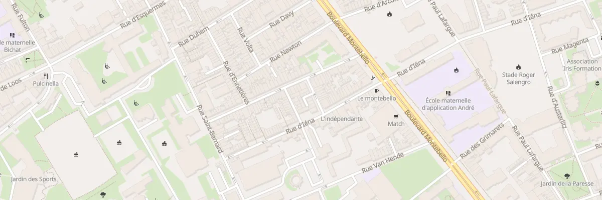 Plan du 3 Vc Rohart Rue Hondschodte à Lille