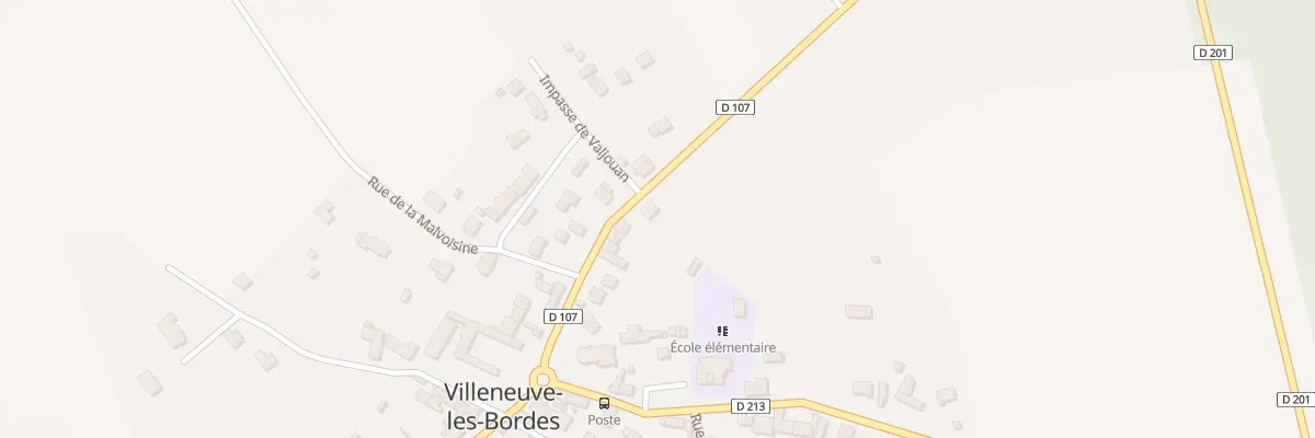 Plan du 8B Rue de la Grand Maison à Villeneuve-les-Bordes