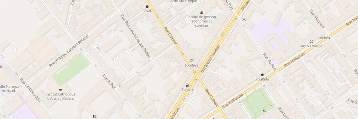 Plan du 112 Rue Colbert à Lille