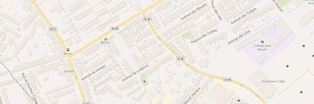 Plan du 8 Av de la Marne à Saint-André-lez-Lille