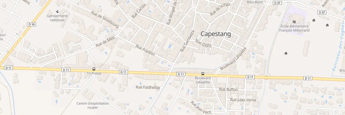 Plan du 50B Rue Gambetta à Capestang