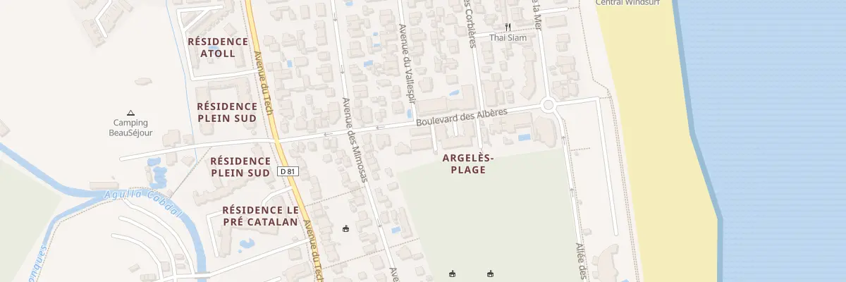 Plan du 9 Bd des Alberes à Argelès-sur-Mer