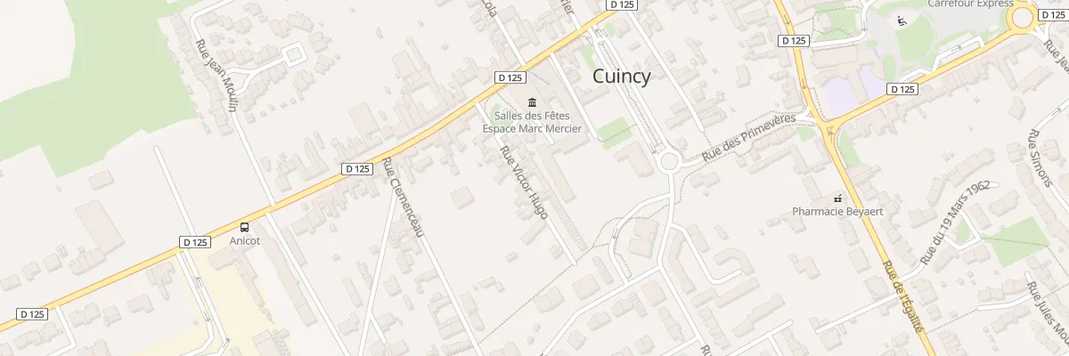 Plan du 83 Rue Victor Hugo à Cuincy