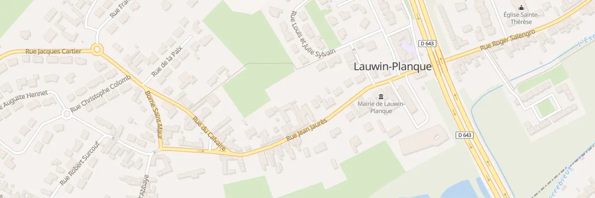 Plan du 29 Rue Jean Jaures à Lauwin-Planque