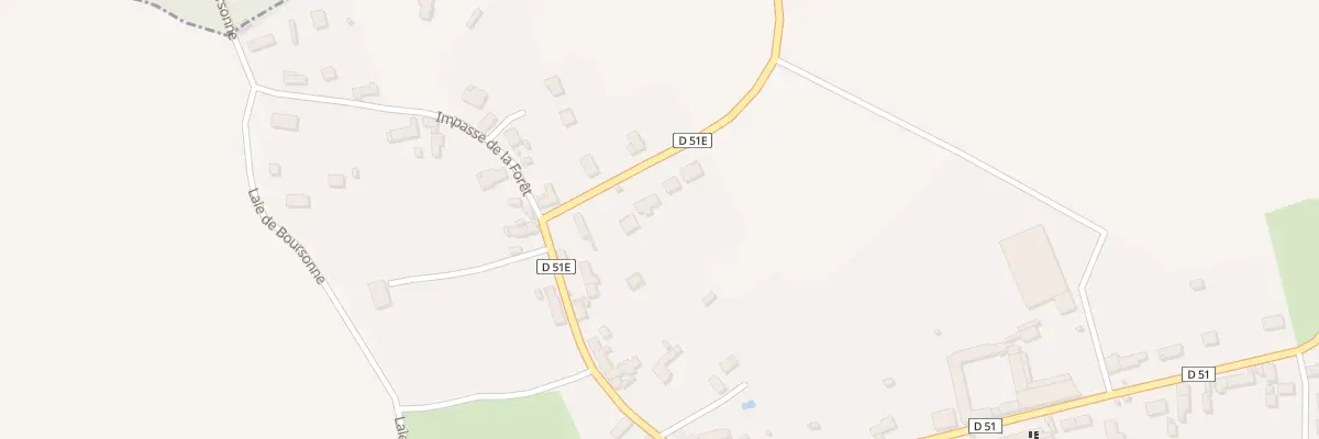 Plan du 28 Av de la Gare à Boursonne