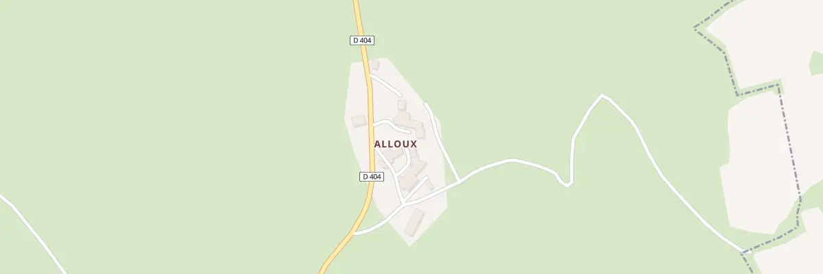 Plan du 2 Alloux à Talizat
