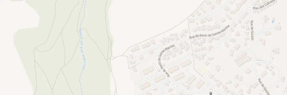 Plan du 350C Rue du Ravin de Sainte Marthe à Millau
