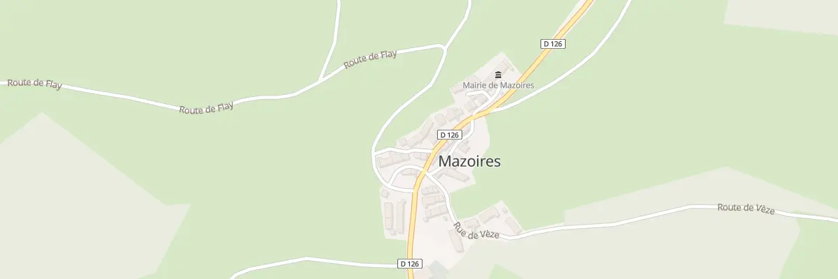 Plan du 5014 Mazoires à Mazoires
