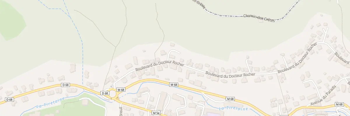 Plan du 80 Bd Docteur Rocher à Royat