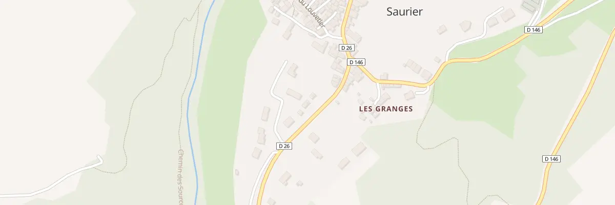 Plan du 17 Rte de Besse à Saurier
