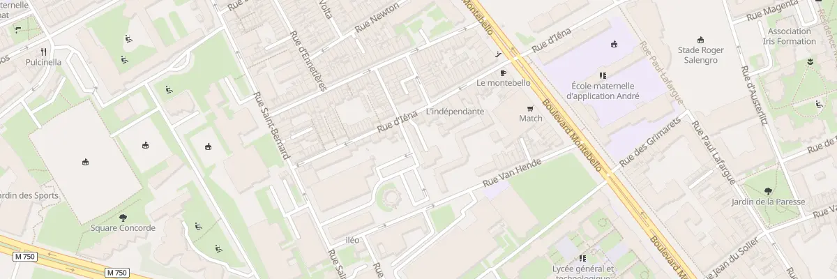 Plan du 122 Rue d’Iéna à Lille