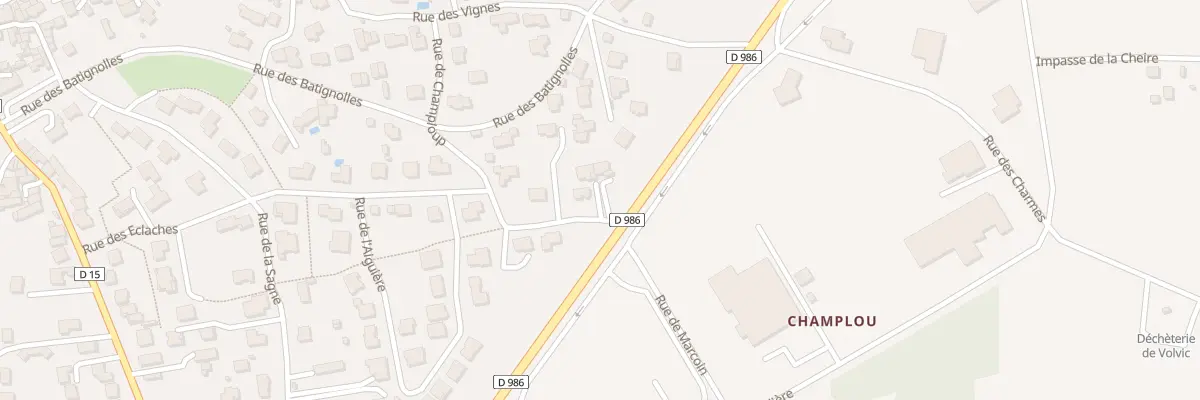 Plan du 15B Rue de Champloup à Volvic