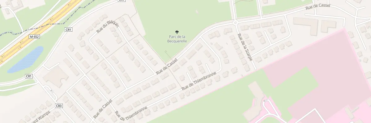 Plan du 56 Rue de Cassel à Marquette-lez-Lille