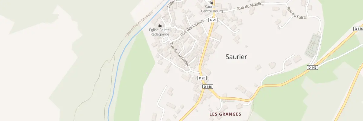 Plan du 11 Rue du Louvetier à Saurier