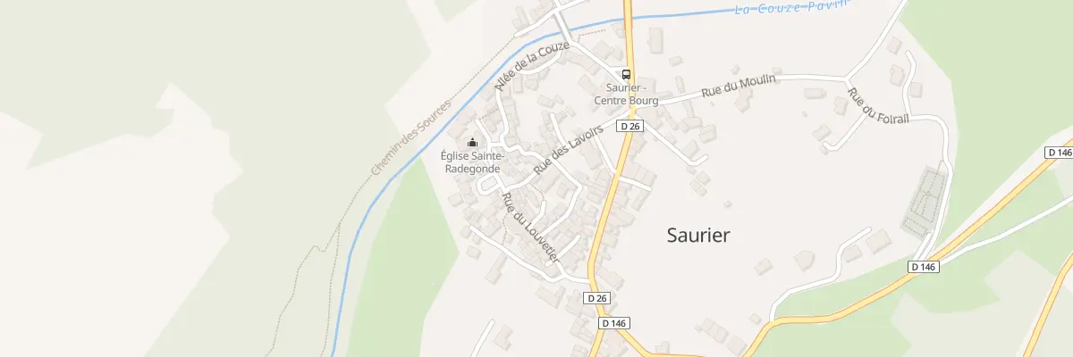 Plan du 4 Rue des Lavoirs à Saurier