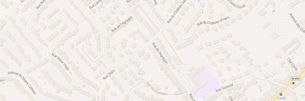 Plan du 351 Rue de l’Agrippin à Wambrechies