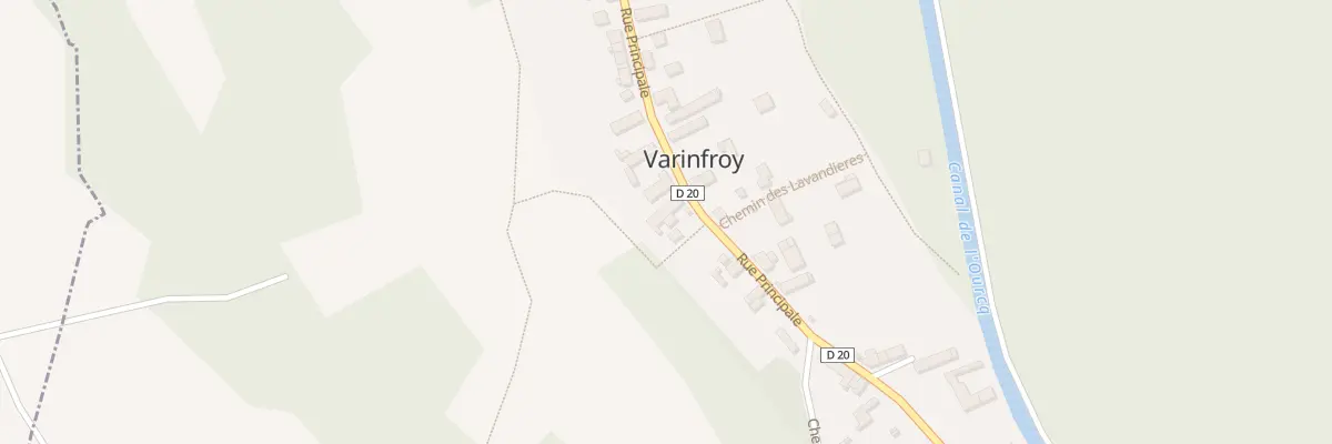 Plan du 38 Rue Principale à Varinfroy