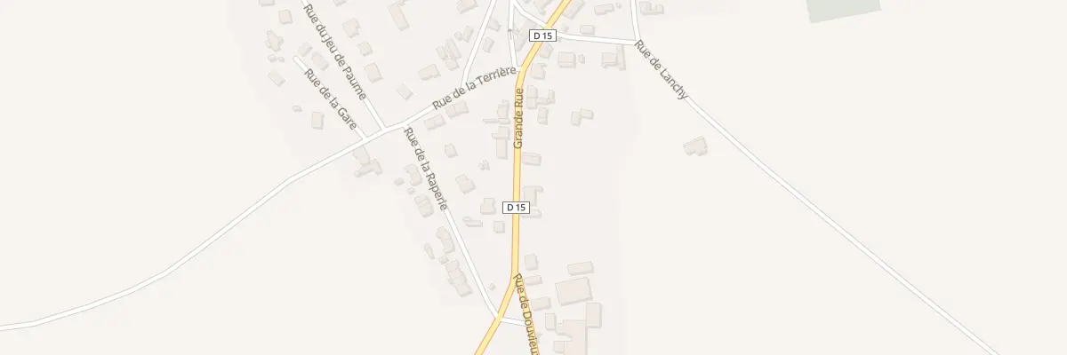 Plan du 43 Gr Grande Rue à Monchy-Lagache