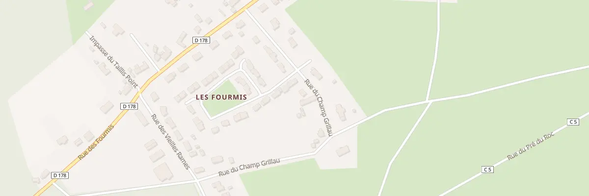 Plan du 9 Rue du Champ Grillau à Cuffy