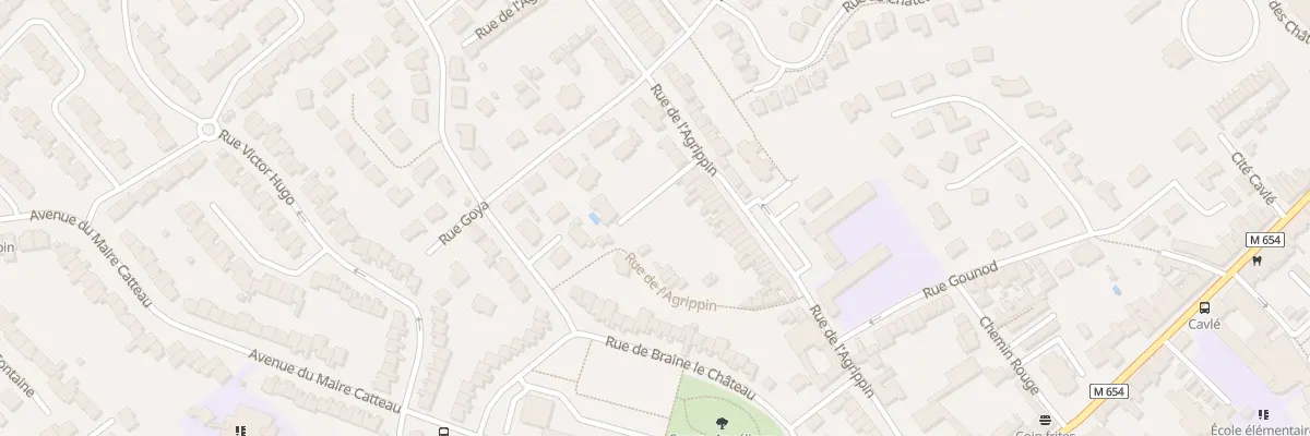 Plan du 295 Rue de l’Agrippin à Wambrechies