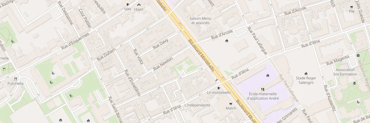 Plan du 7 Rue Newton à Lille