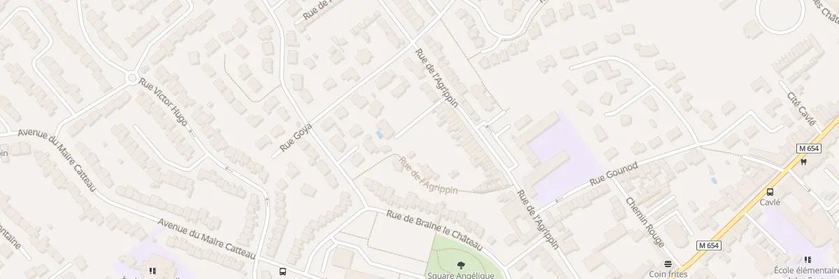 Plan du 289 Rue de l’Agrippin à Wambrechies