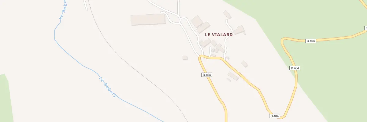 Plan du 1 Le Vialard à Andelat
