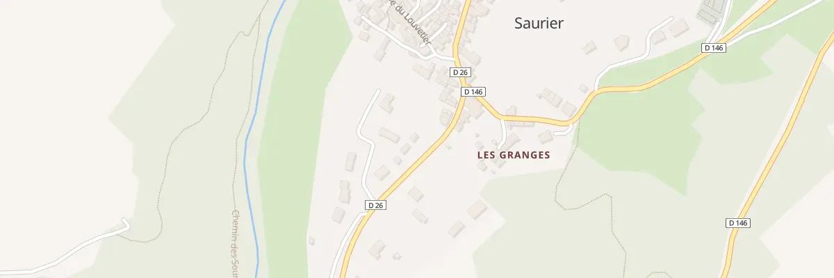 Plan du 15 Rte de Besse à Saurier
