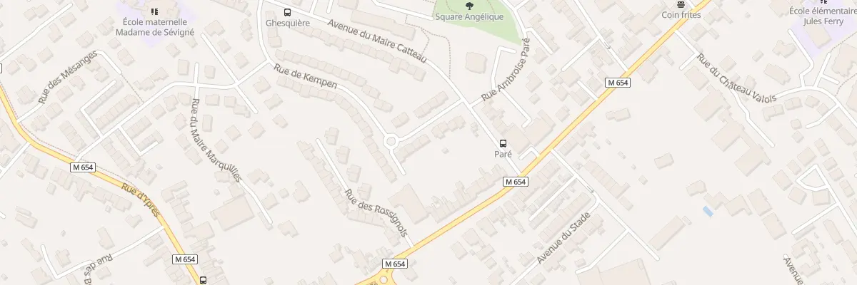 Plan du 9 Rue de Kempen à Wambrechies