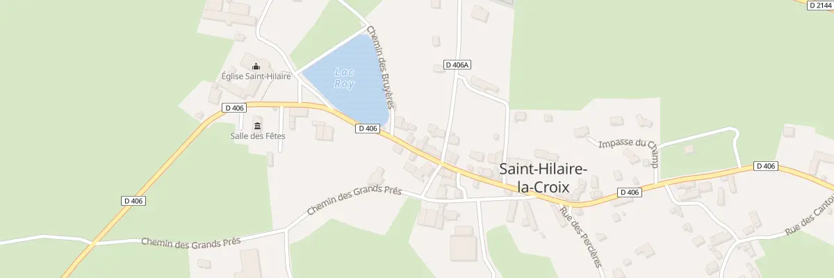 Plan du 5084 Le Bourg à Saint-Hilaire-la-Croix