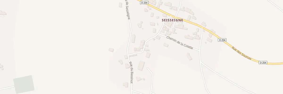 Plan du 7 Rue de Sesseigne à Germigny-sur-Loire