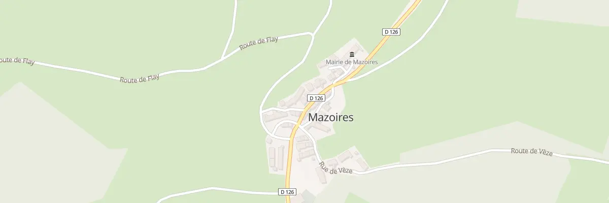Plan du 5007 Mazoires à Mazoires