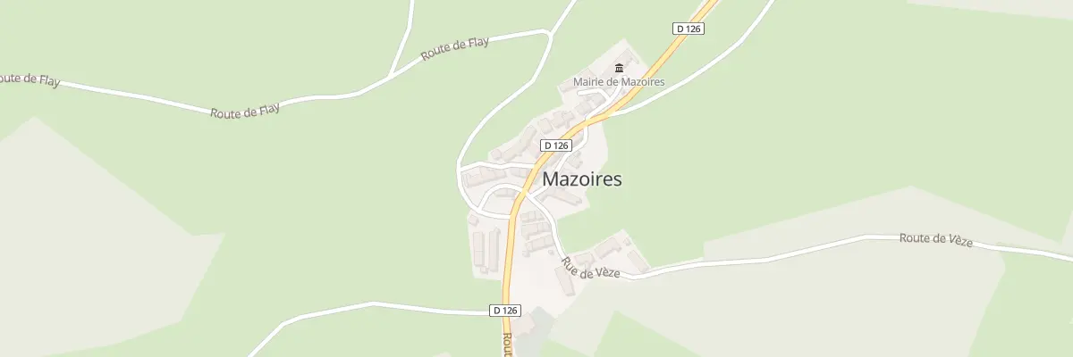 Plan du 5120 Mazoires à Mazoires