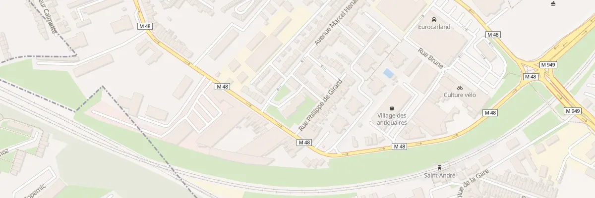 Plan du 30 Av du Marechal de Lattre à Saint-André-lez-Lille