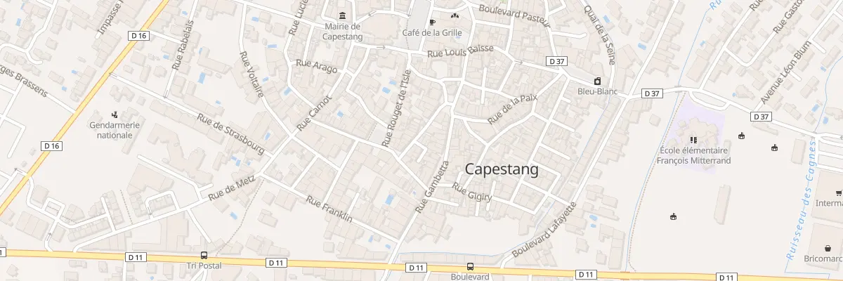 Plan du 15 Rue Ignace Mallet à Capestang