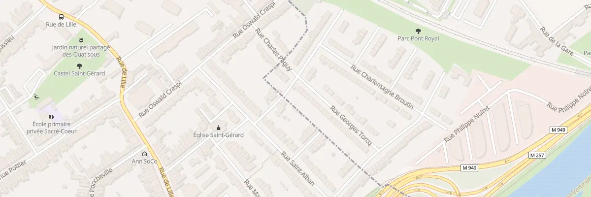 Plan du 4 Rue Georges Torcq à Saint-André-lez-Lille