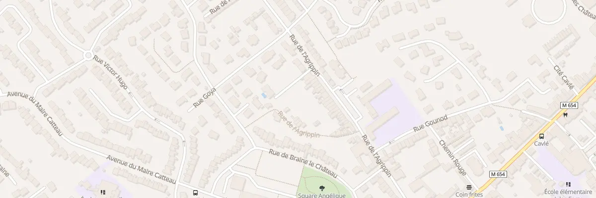 Plan du 285 Rue de l’Agrippin à Wambrechies