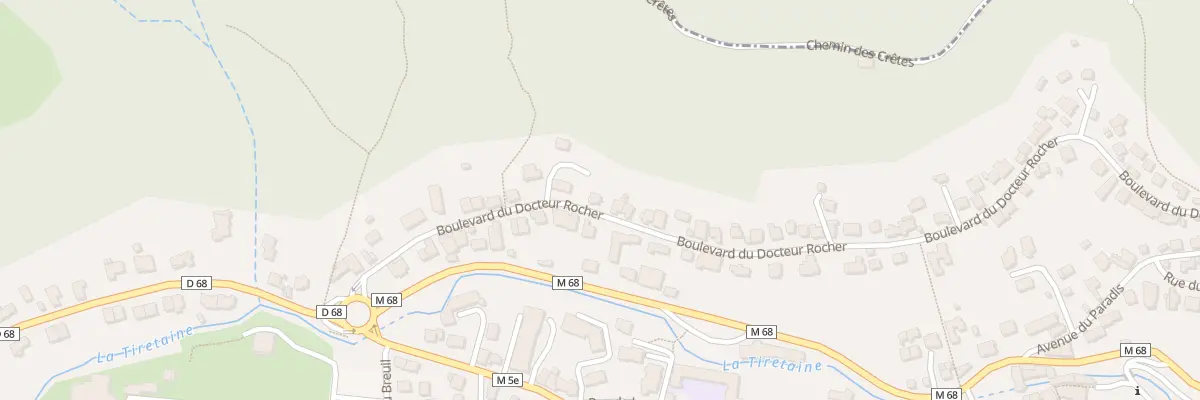 Plan du 78 Bd Docteur Rocher à Royat