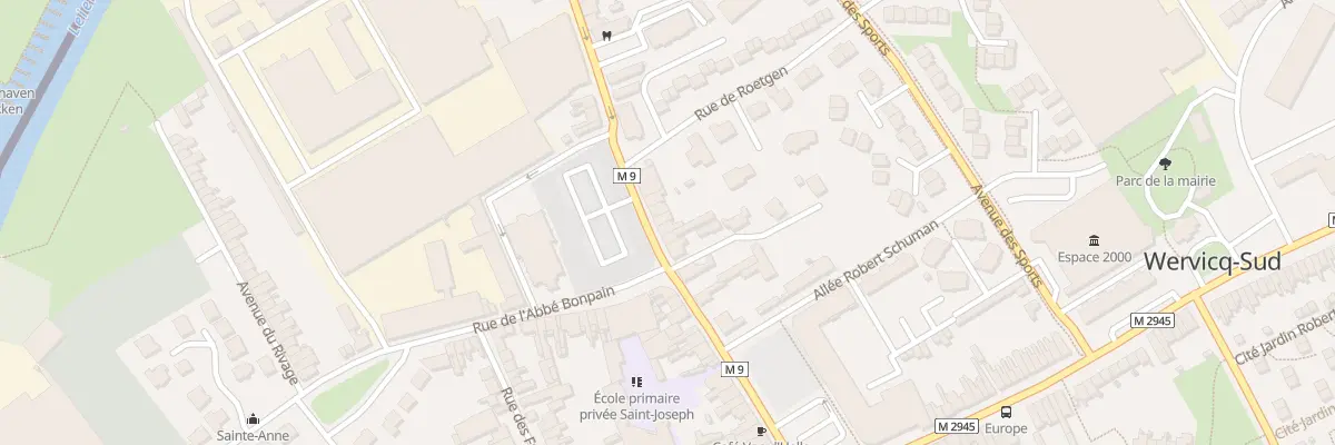 Plan du 75 Rue de l’Industrie à Wervicq-Sud