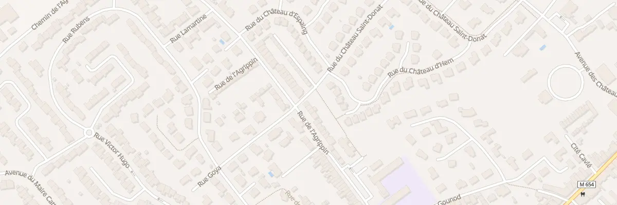 Plan du 372 Rue de l’Agrippin à Wambrechies