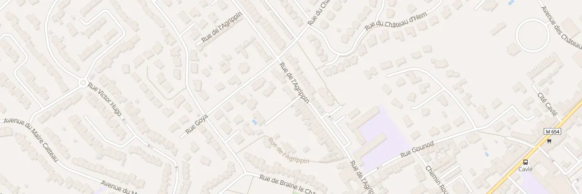 Plan du 321 Rue de l’Agrippin à Wambrechies