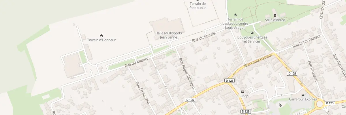 Plan du 117 Rue Roger Salengro à Cuincy