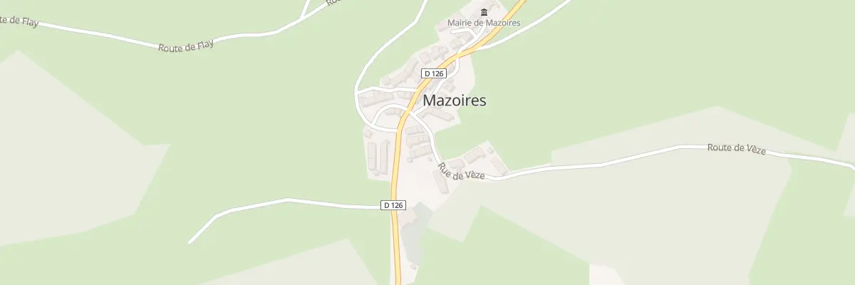 Plan du 5167 Mazoires à Mazoires