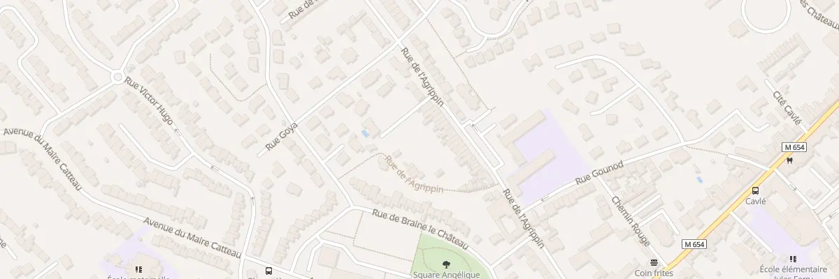 Plan du 279 Rue de l’Agrippin à Wambrechies